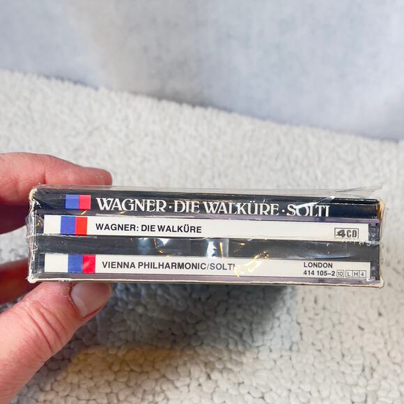 Wagner Die Walkure Sir George Solti Vienna Philharmonic 4 CD Full Script Book - Picture 5 of 7